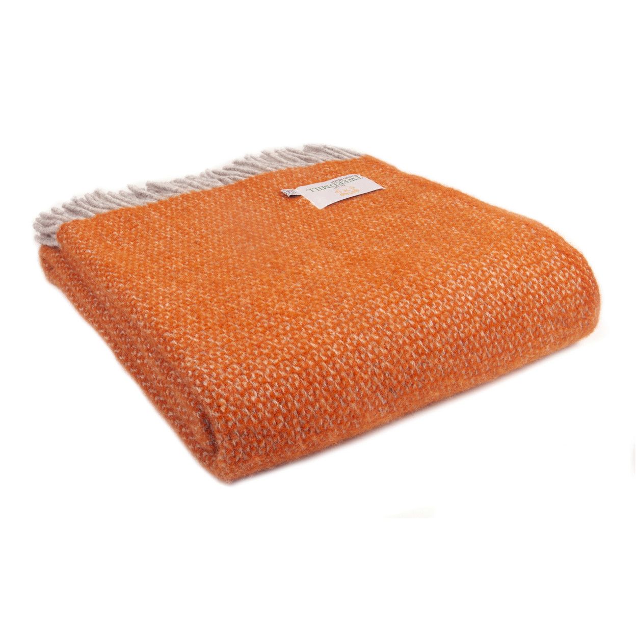 Tweedmill Illusion Throw - Pumpkin