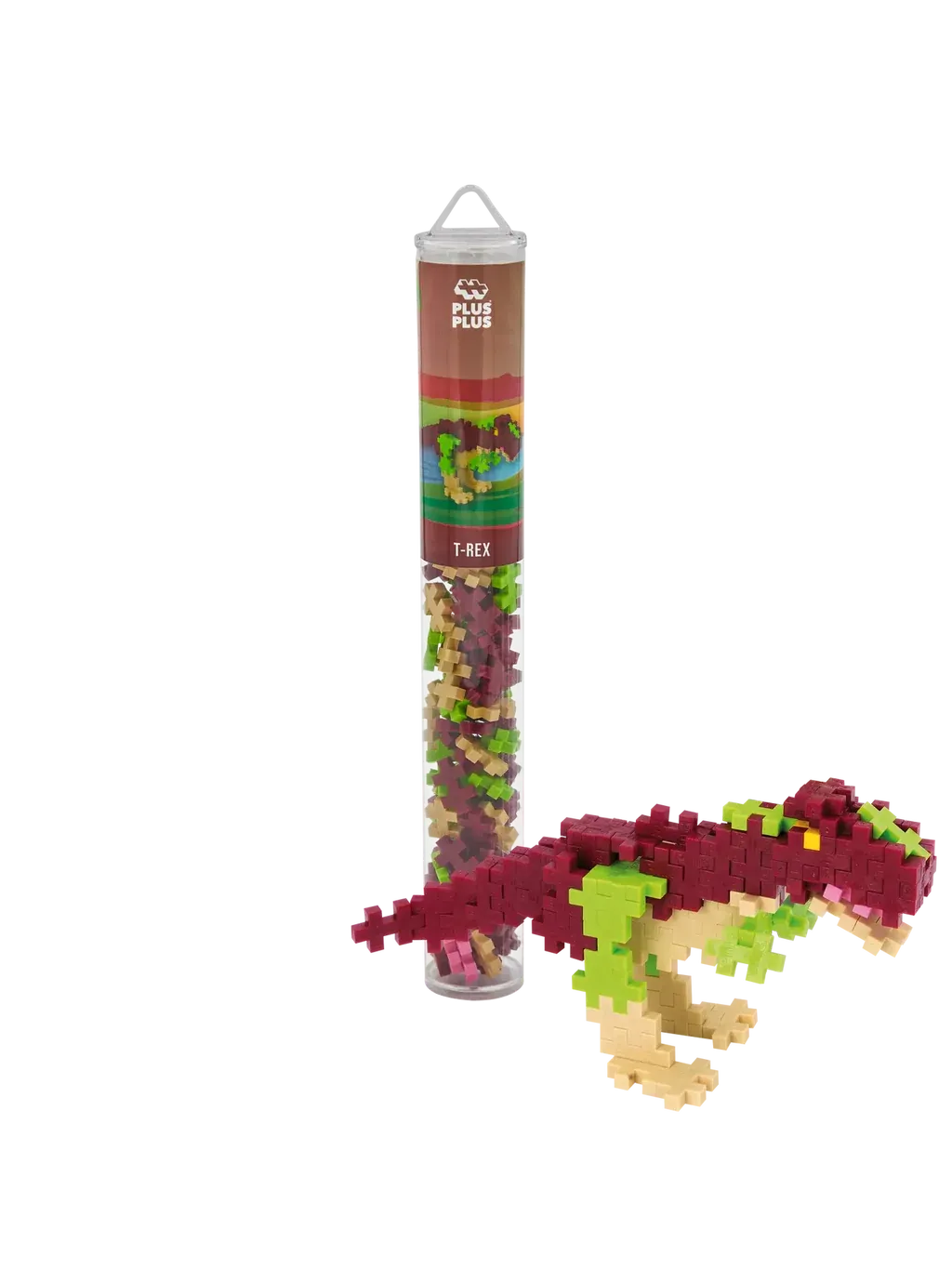 Plus Plus 100 Piece Tube -T-Rex