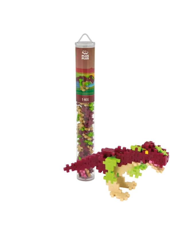Plus Plus 100 Piece Tube -T-Rex