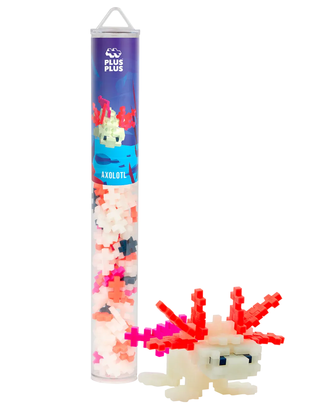 Plus Plus 100 Piece Tube - Axolotl