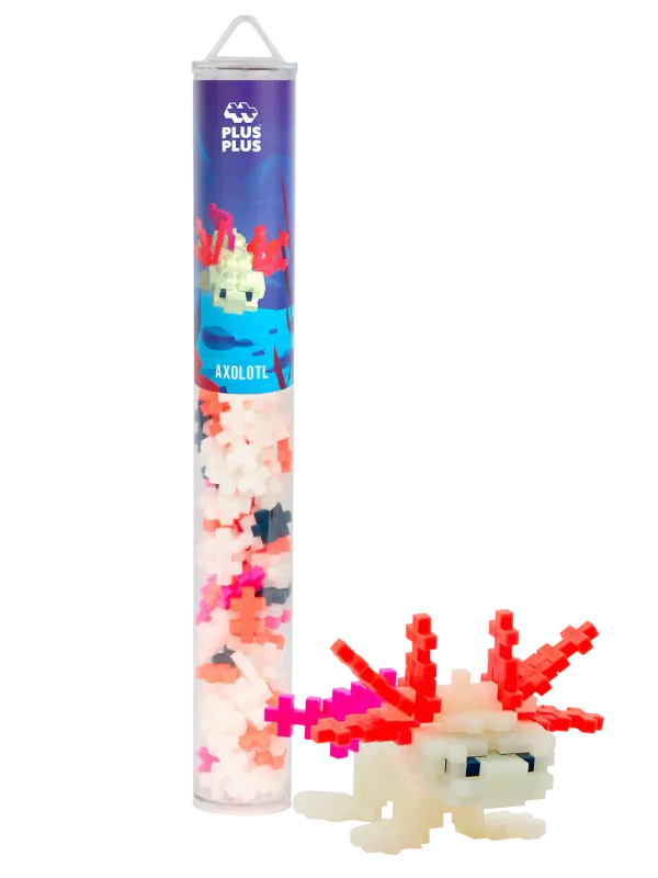 Plus Plus 100 Piece Tube - Axolotl