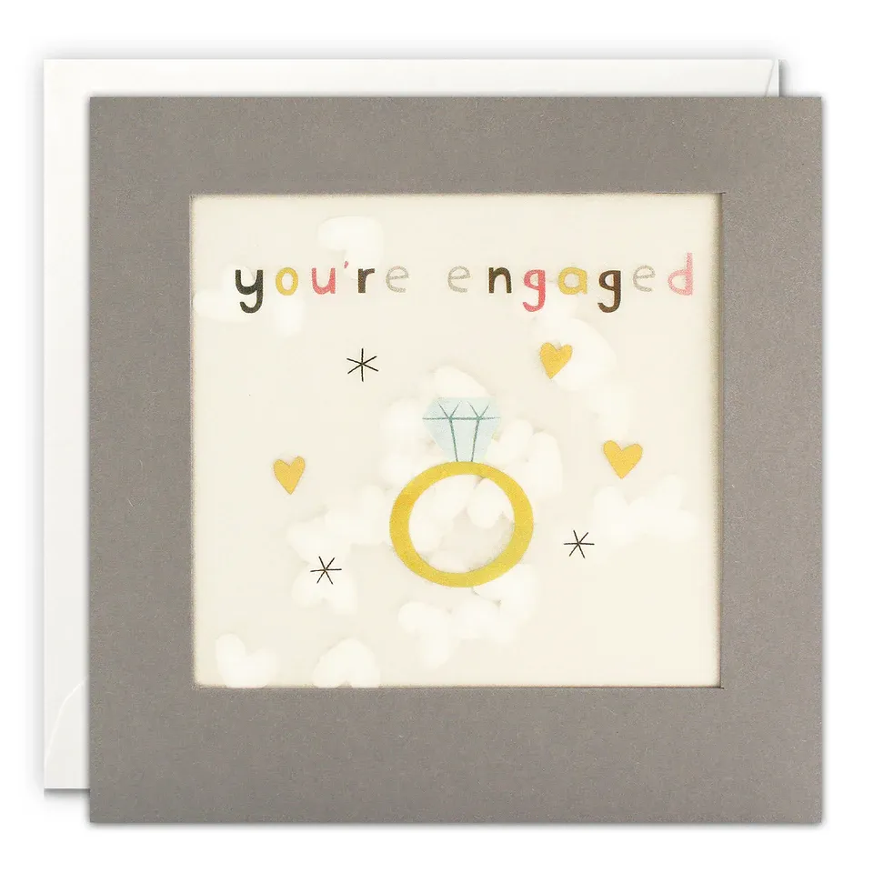 Engagement Paper Shakies Card
