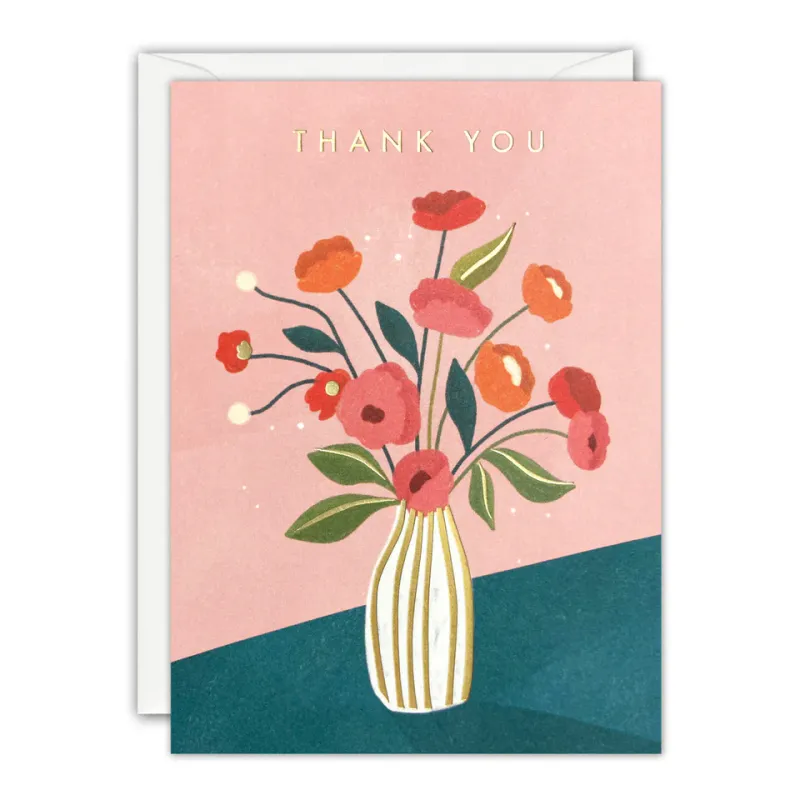 Thank You Vase Mini Card
