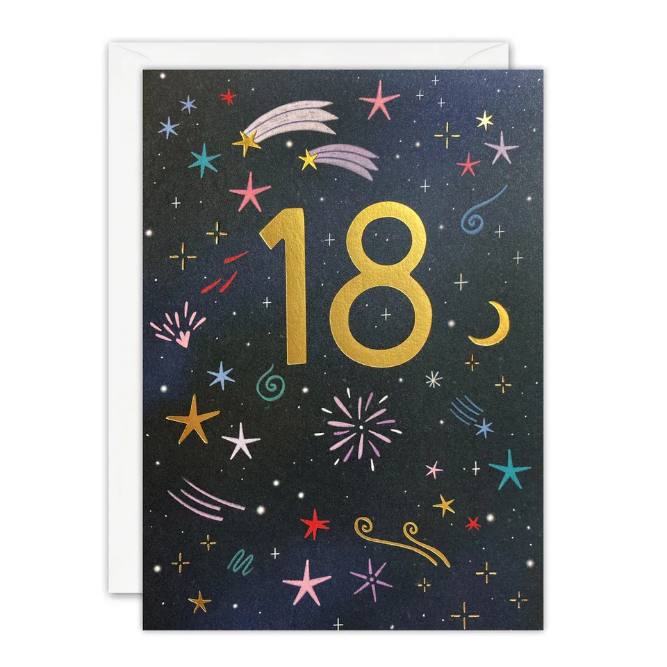 Sunbeams Age 18 Fireworks Card