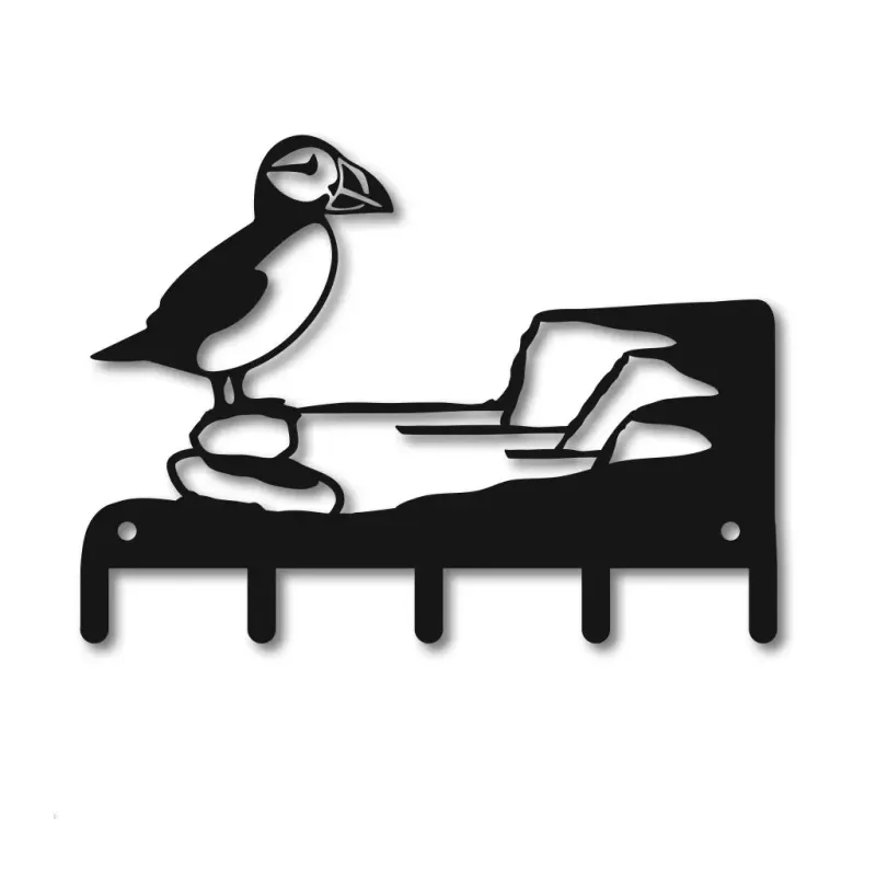Puffin Key Hooks