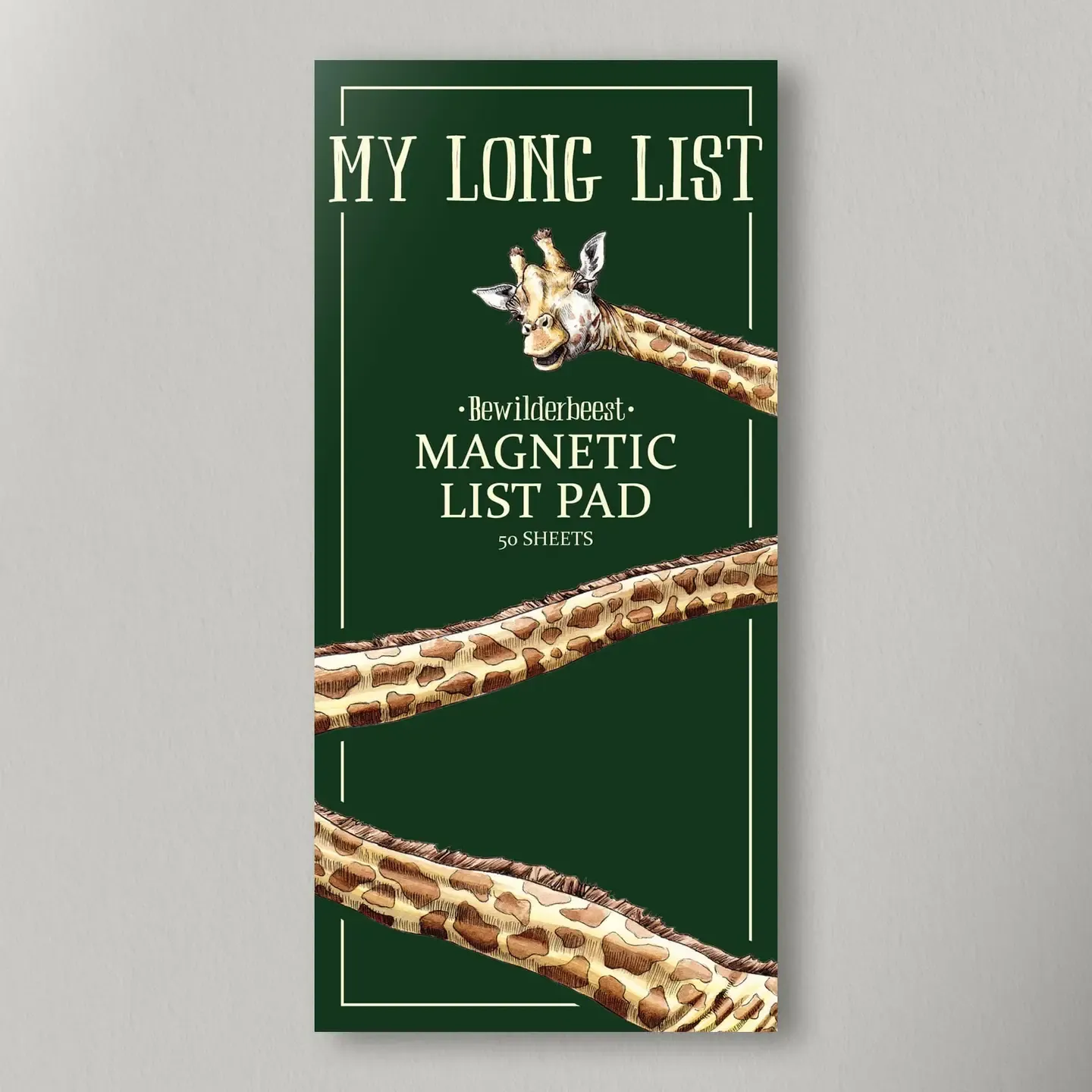 My Long List Giraffe Magnetic Pad