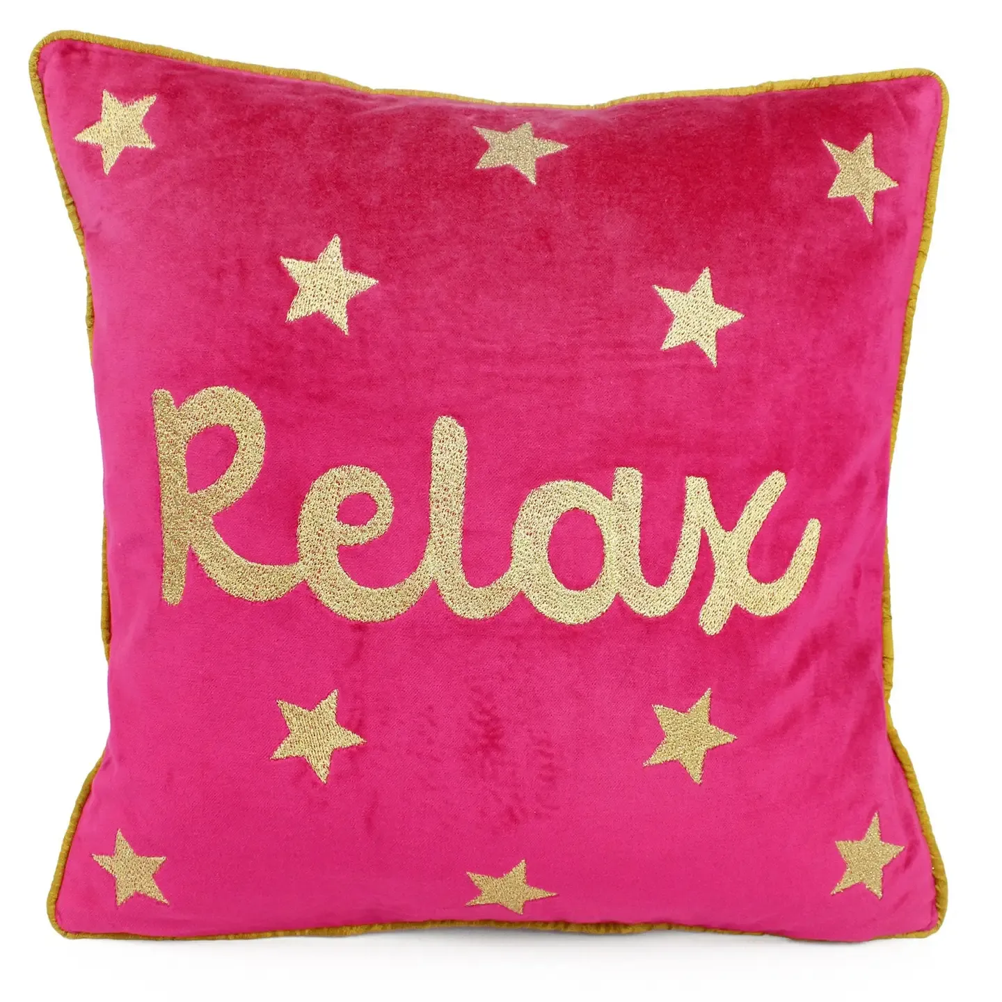 My Doris Pink Velvet Relax Cushion