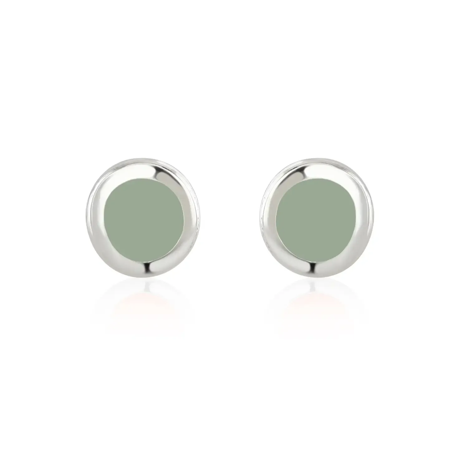 Mint Enamel Studs