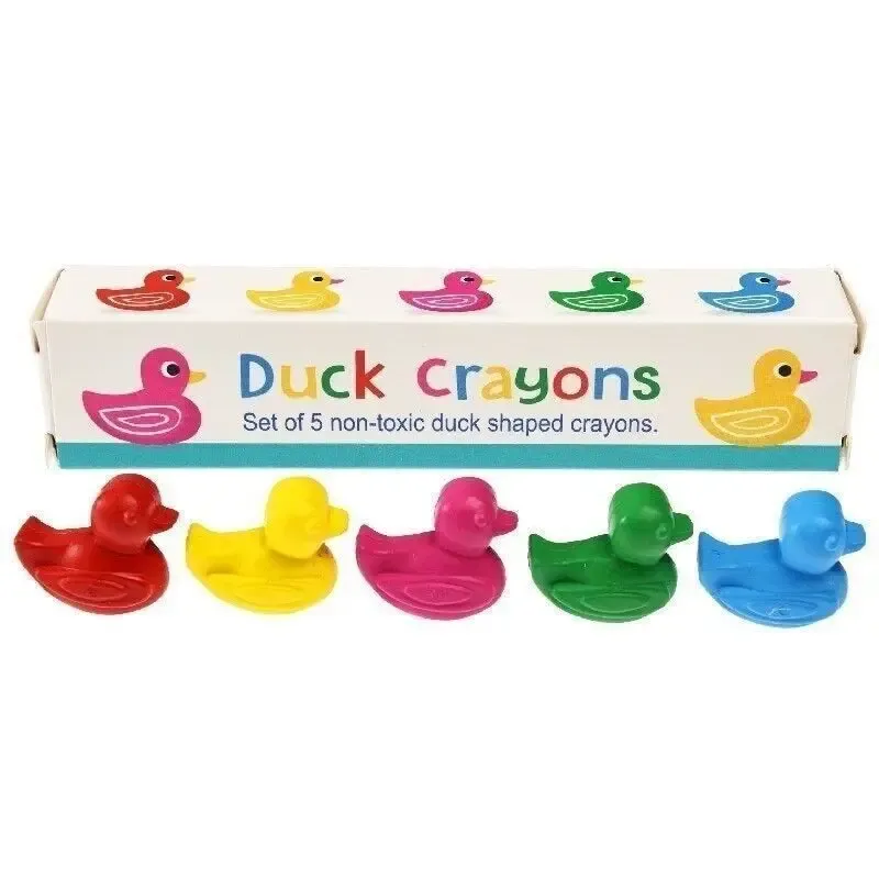 Duck Shaped Crayons (Box Of 5)