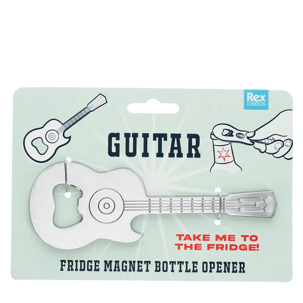 Guitar Fridge Magnet Bottle Opener