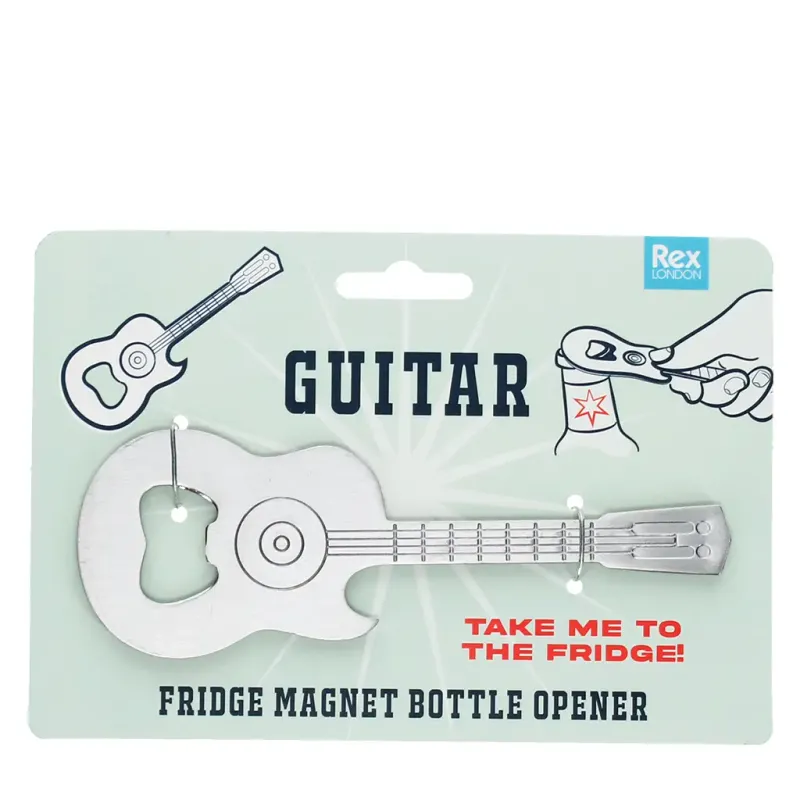 Guitar Fridge Magnet Bottle Opener