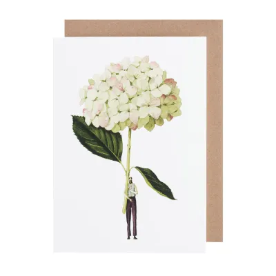 Green Hydrangea - Card