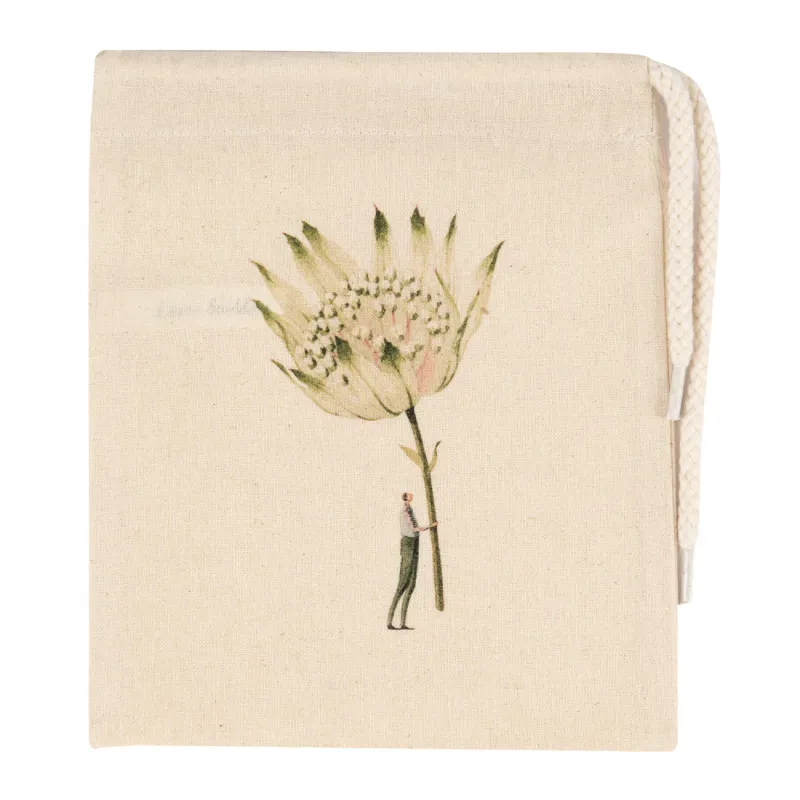 Astrantia - Mini Cotton Drawstring Bag