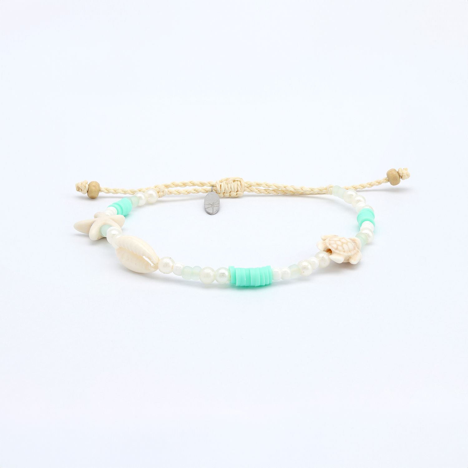 Green Turtle Charm Bracelet