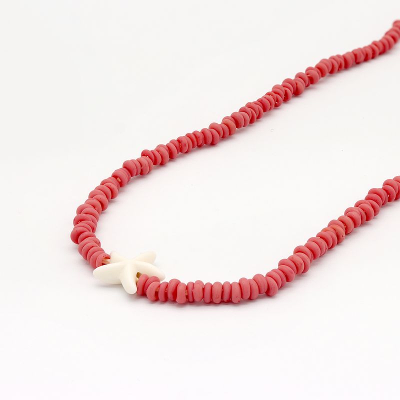 Pink Starfish Necklace
