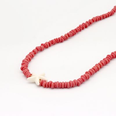 Pink Starfish Necklace