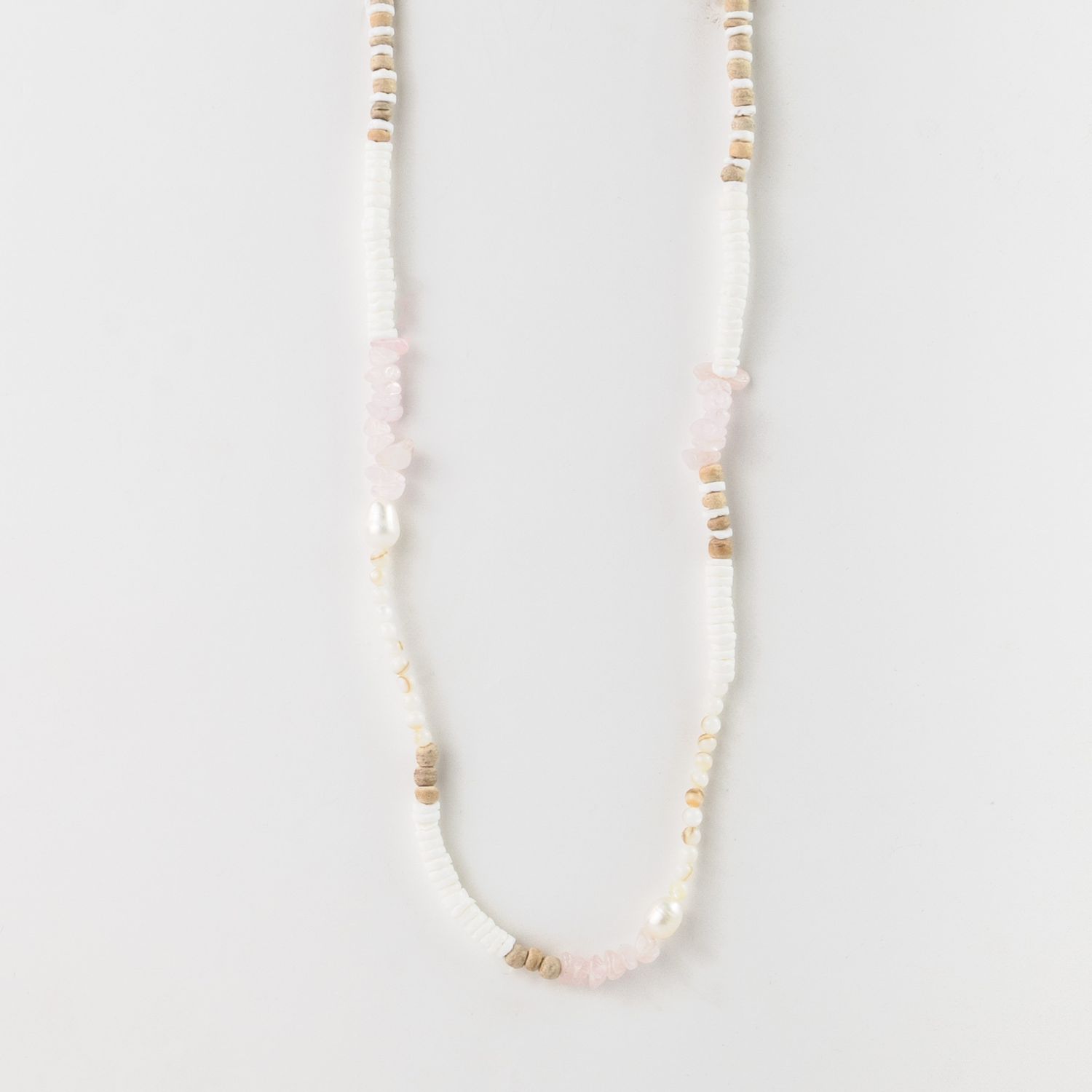 Pink &amp; Pearl Bead Necklace