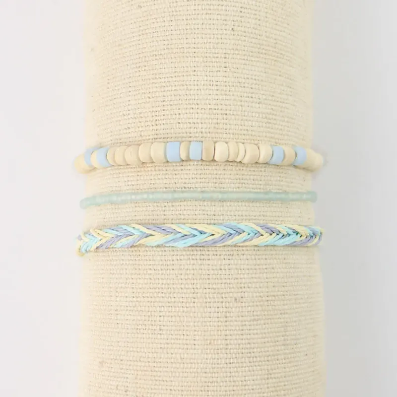 Blue &amp; White Bracelet Set