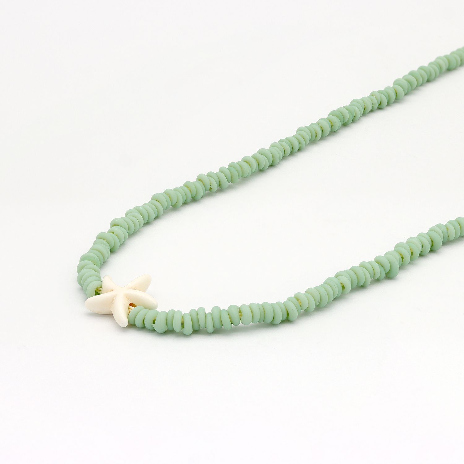 Green Starfish Necklace