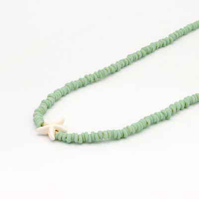 Green Starfish Necklace