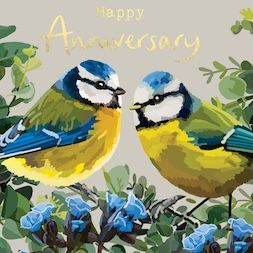 British Birds Anniversary Card