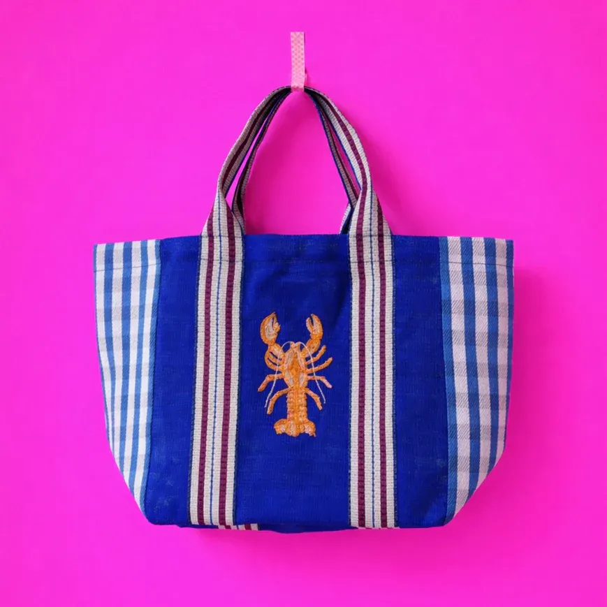 Lobster Woven Recycled Shopping Bag