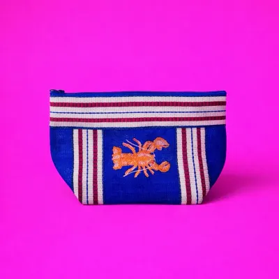 Lobster Woven Recycled Washbag