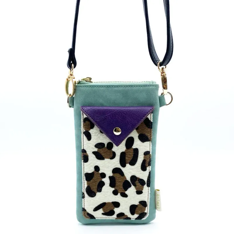 Leopard Print Phone Bag