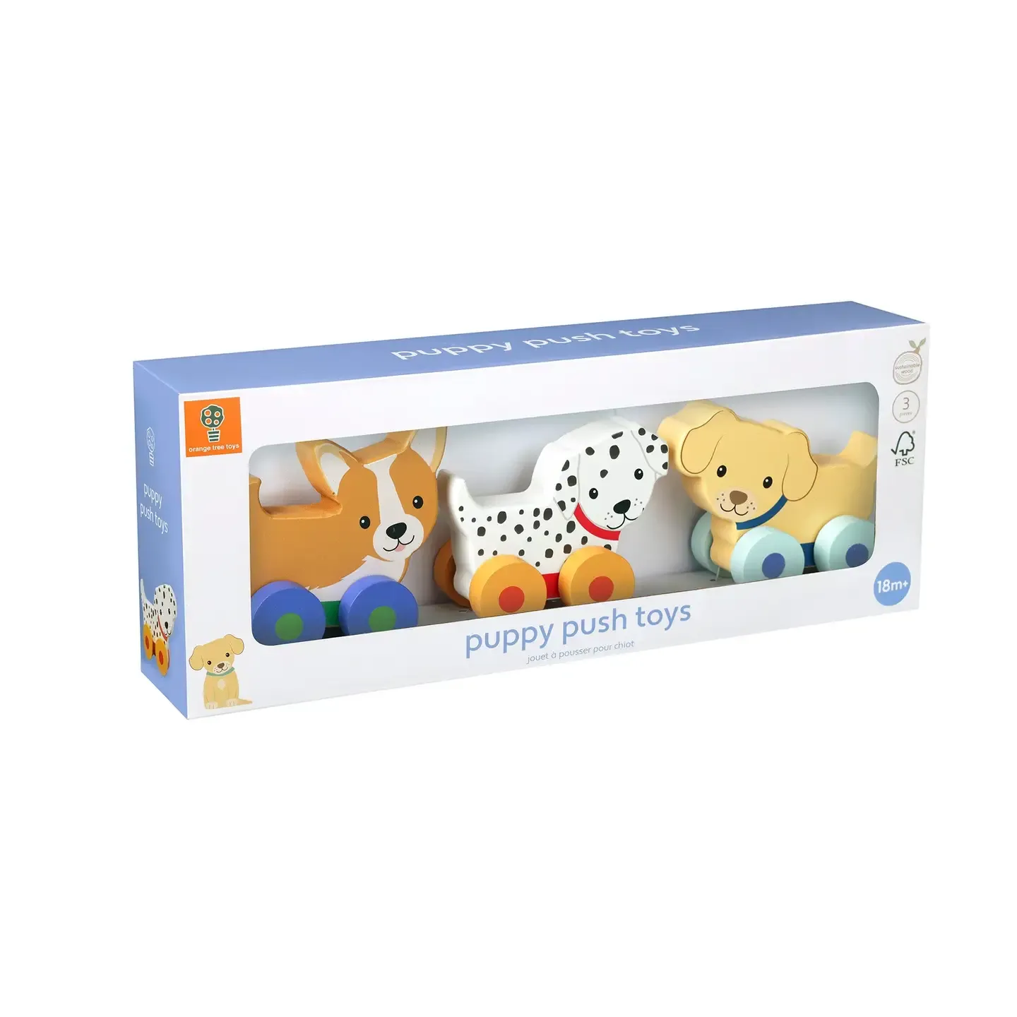 Puppy Wooden Push Toys
