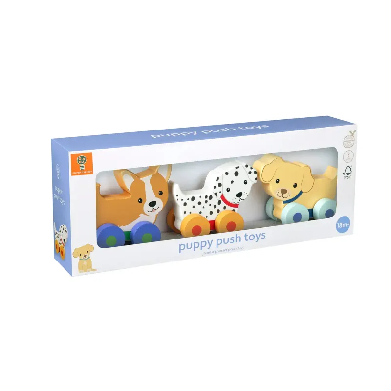 Puppy Wooden Push Toys