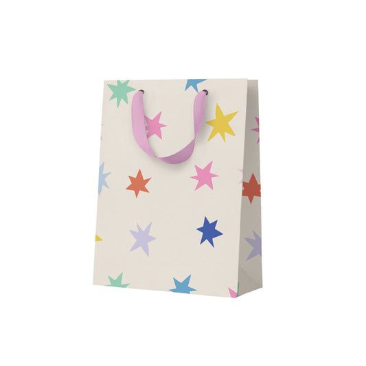 Multi Stars Medium Gift Bag