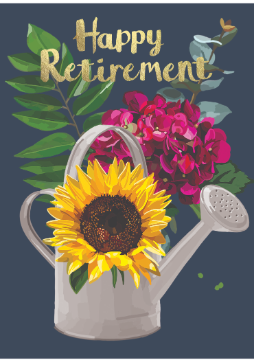 Happy Retirement Sunflower Card
