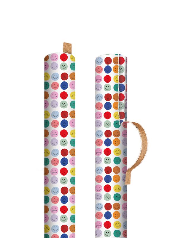 Smiley Faces Roll Wrap