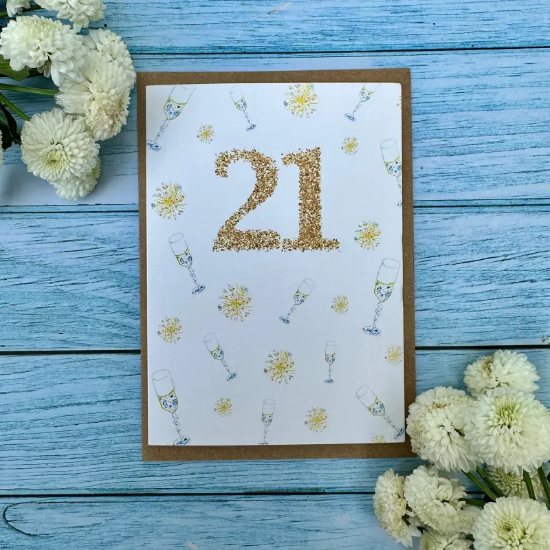 21st Birthday Card