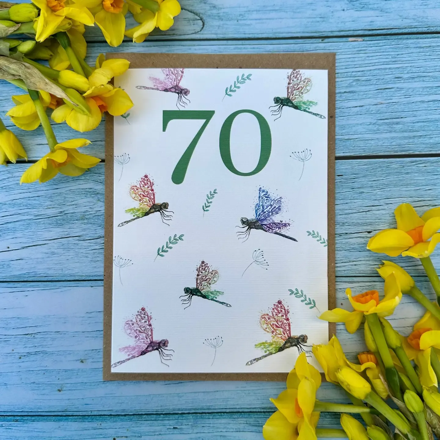 70th Birthday Card