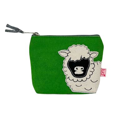 Lua Sheep Mini Purse - Forest Green