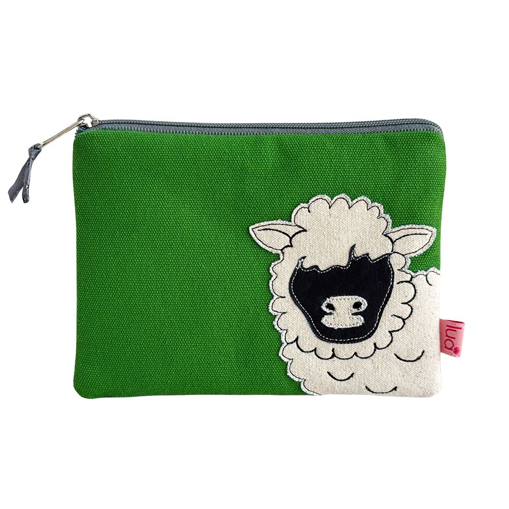 Lua Sheep Purse - Forest Green