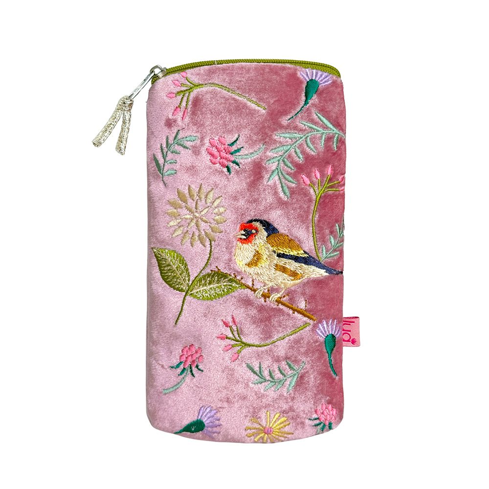 Lua Goldfinch Glasses Case - Pink