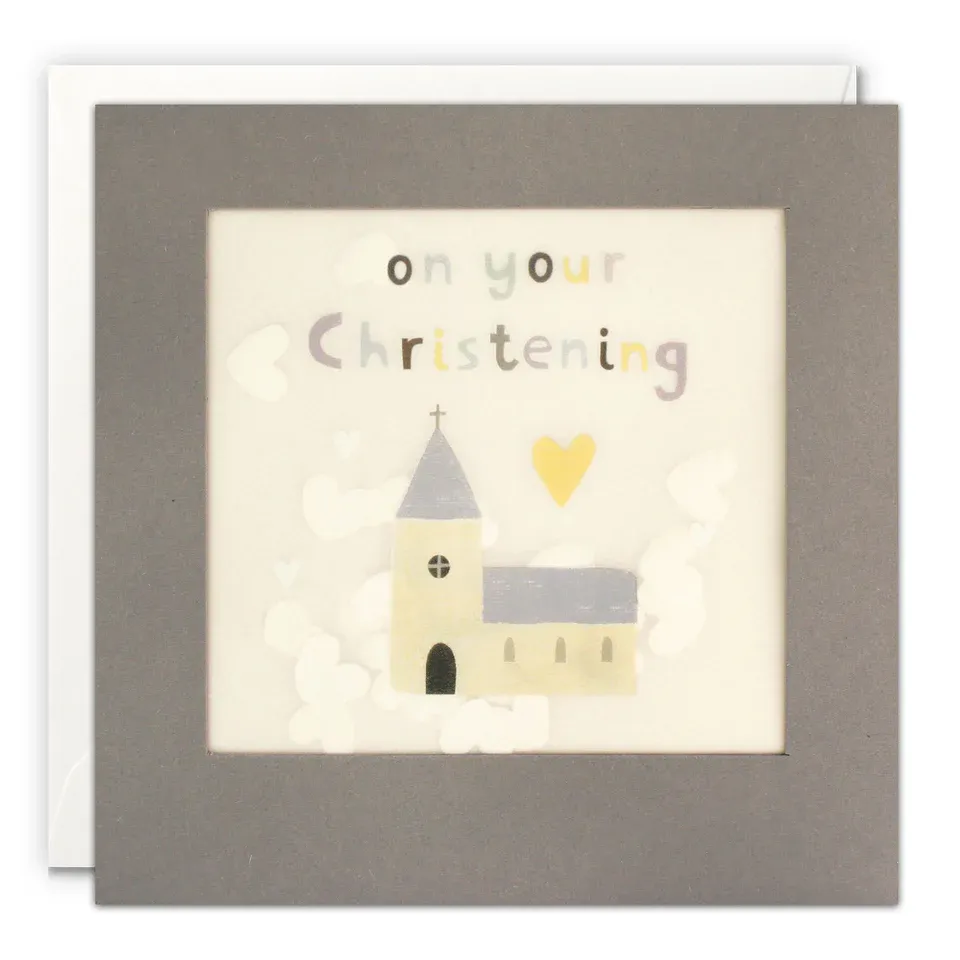 Christening Church Shakies Card