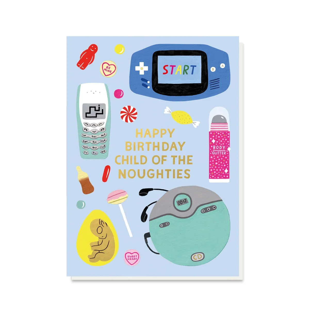 Child Of The Noughties Birthday Card