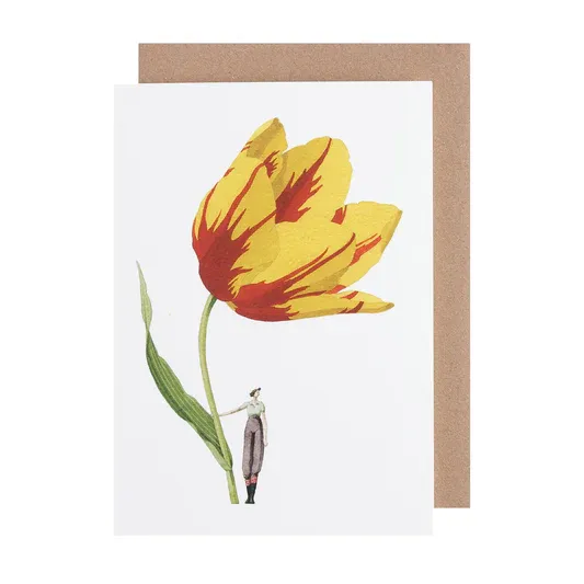 Yellow Tulip - Card