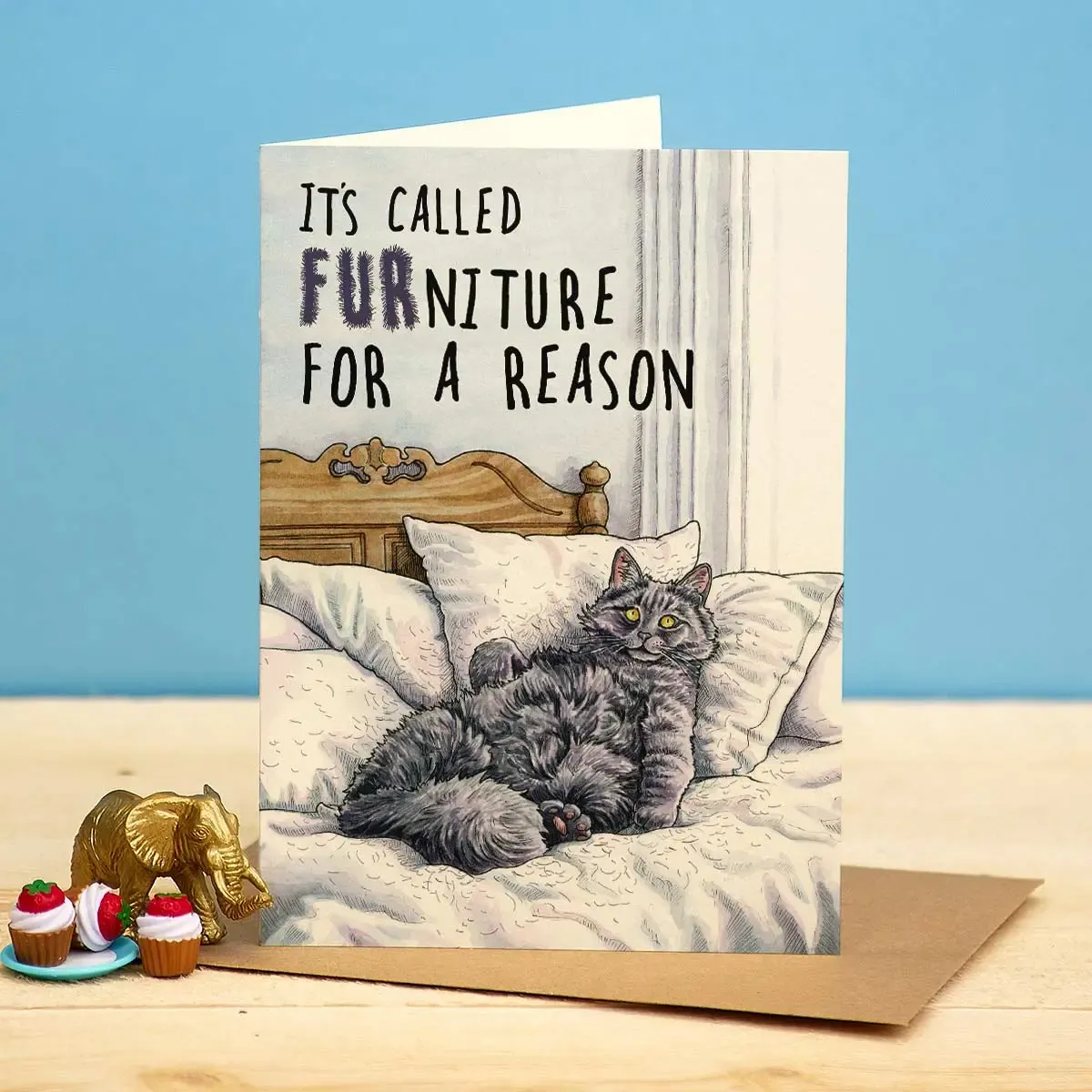 FURniture Cat Card