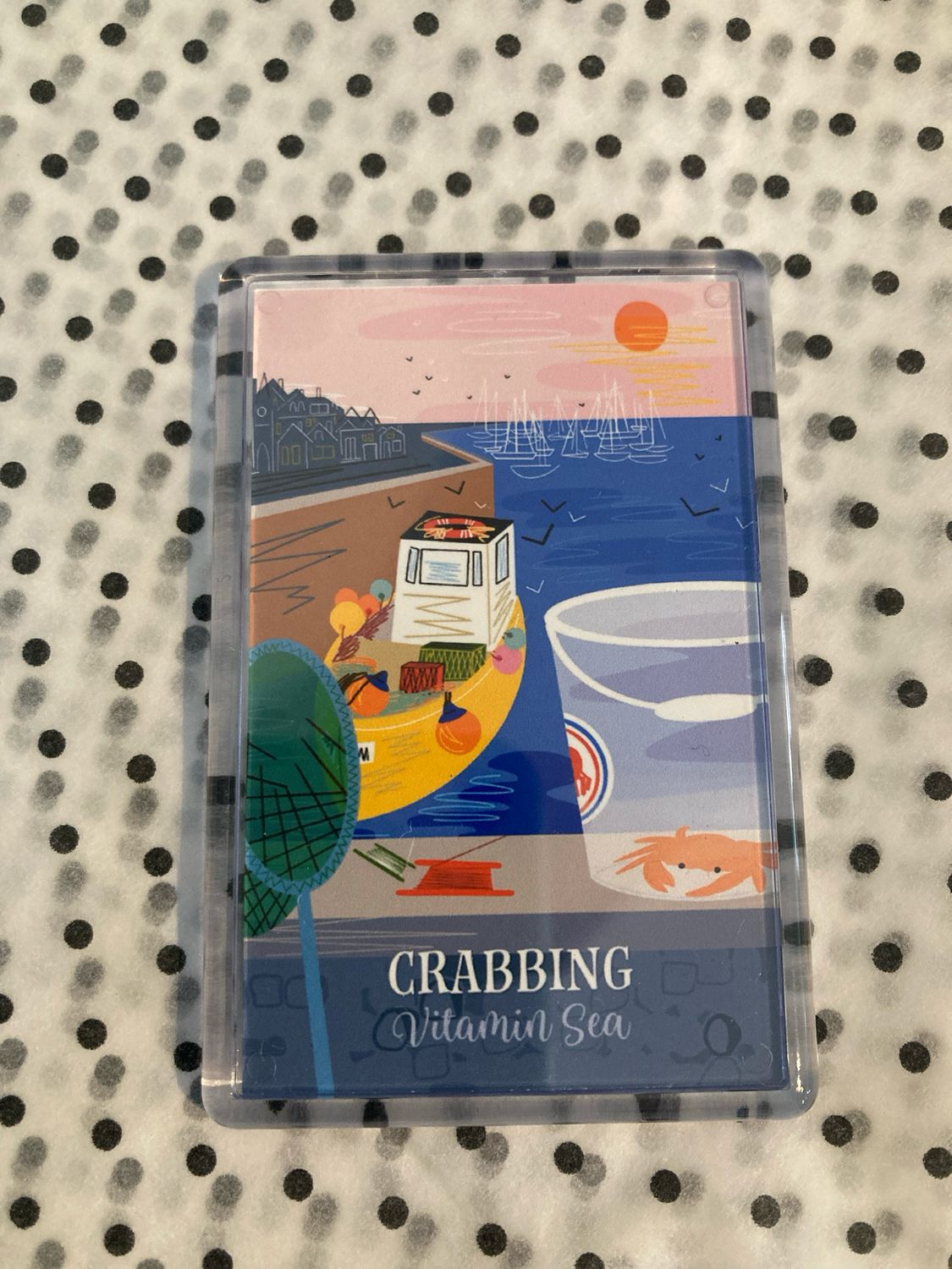 Crabbing Fridge Magnet