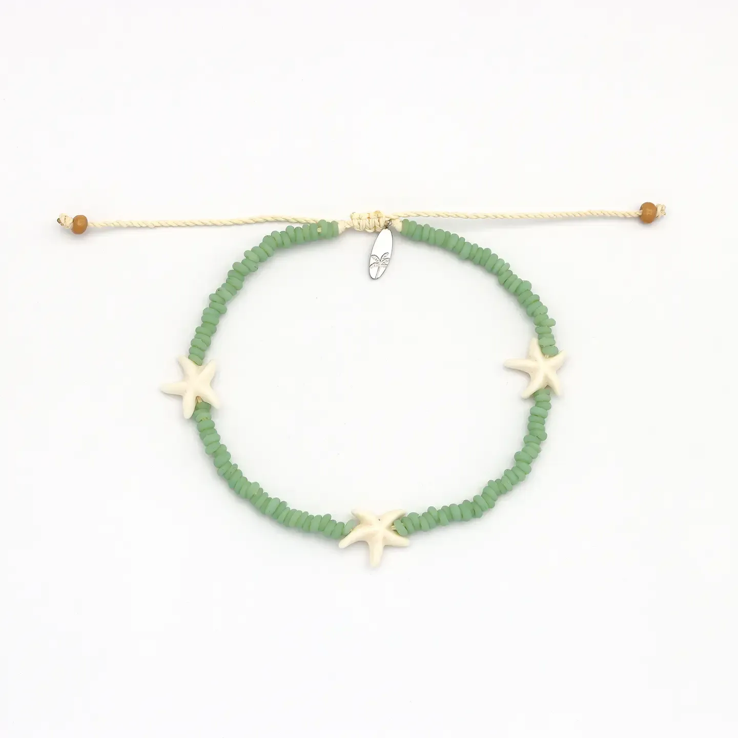 Green Starfish Anklet