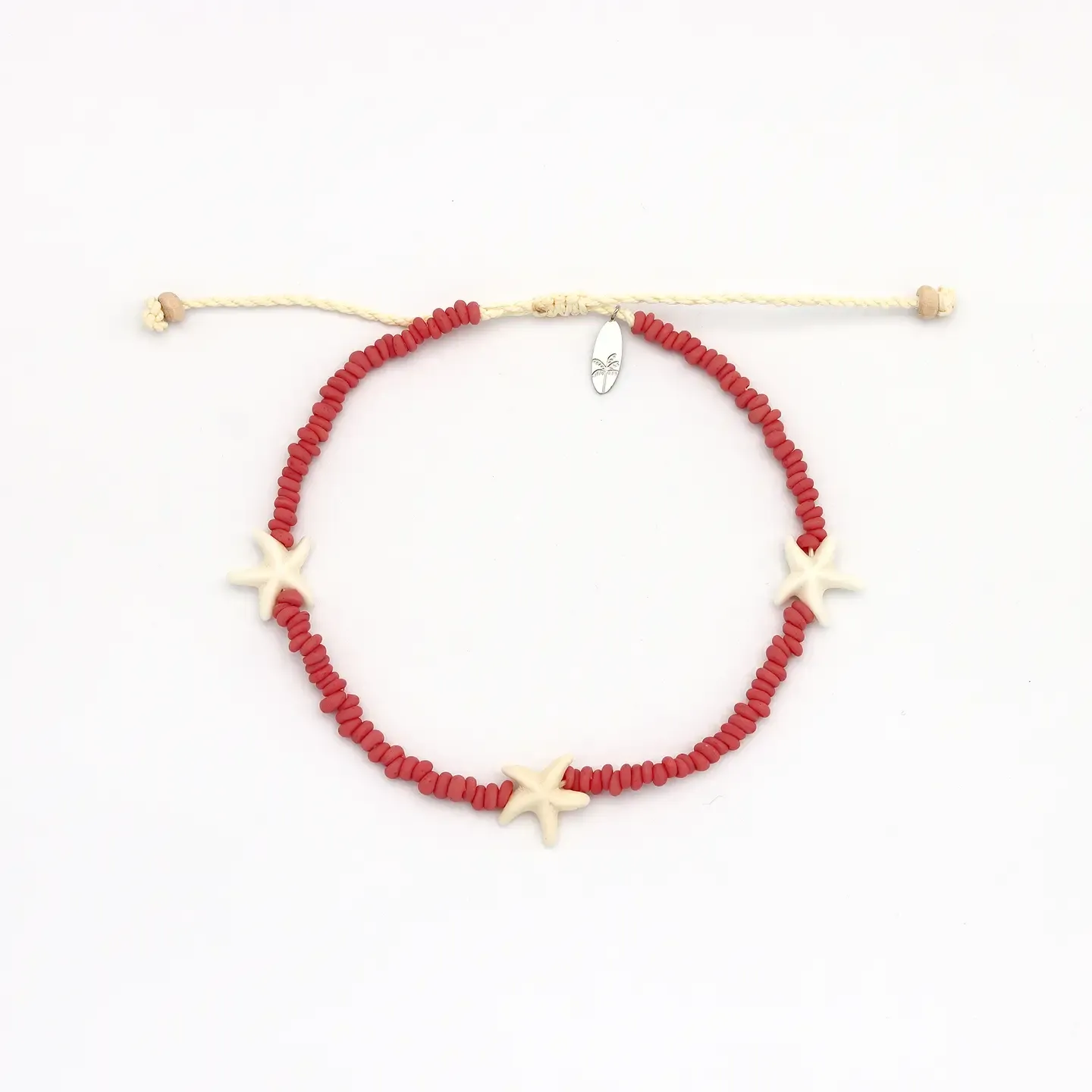 Red Starfish Anklet