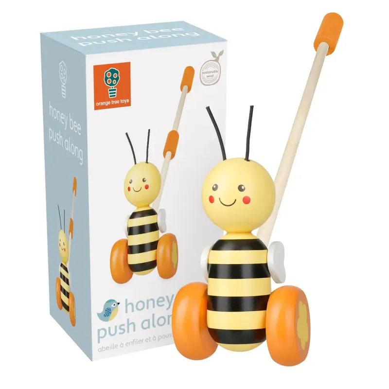Honey Bee Boxed Push Along