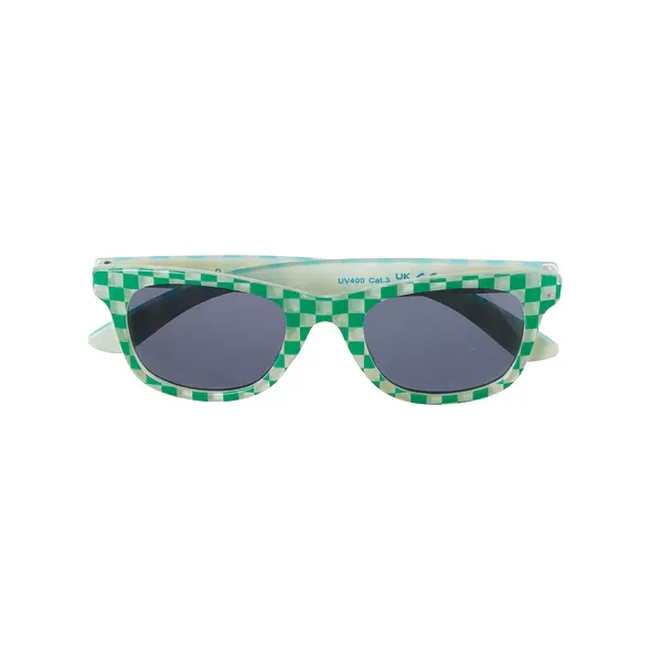 Rockahula Green Check &amp; Stripe Kids' Sunglasses