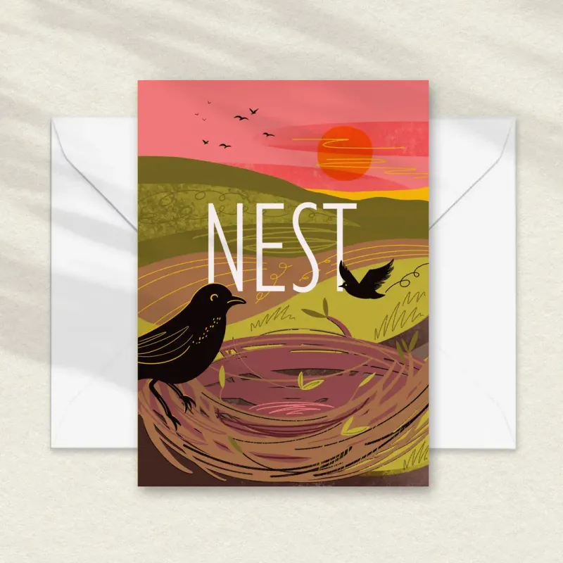 Whispers Mindful Card - Nest