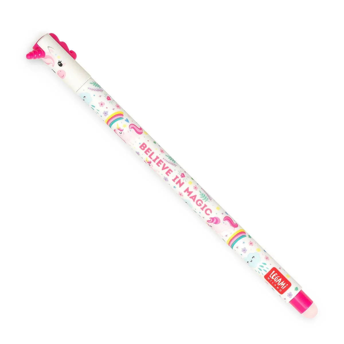 Legami Erasable Gel Pen - Unicorn (Pink Ink)