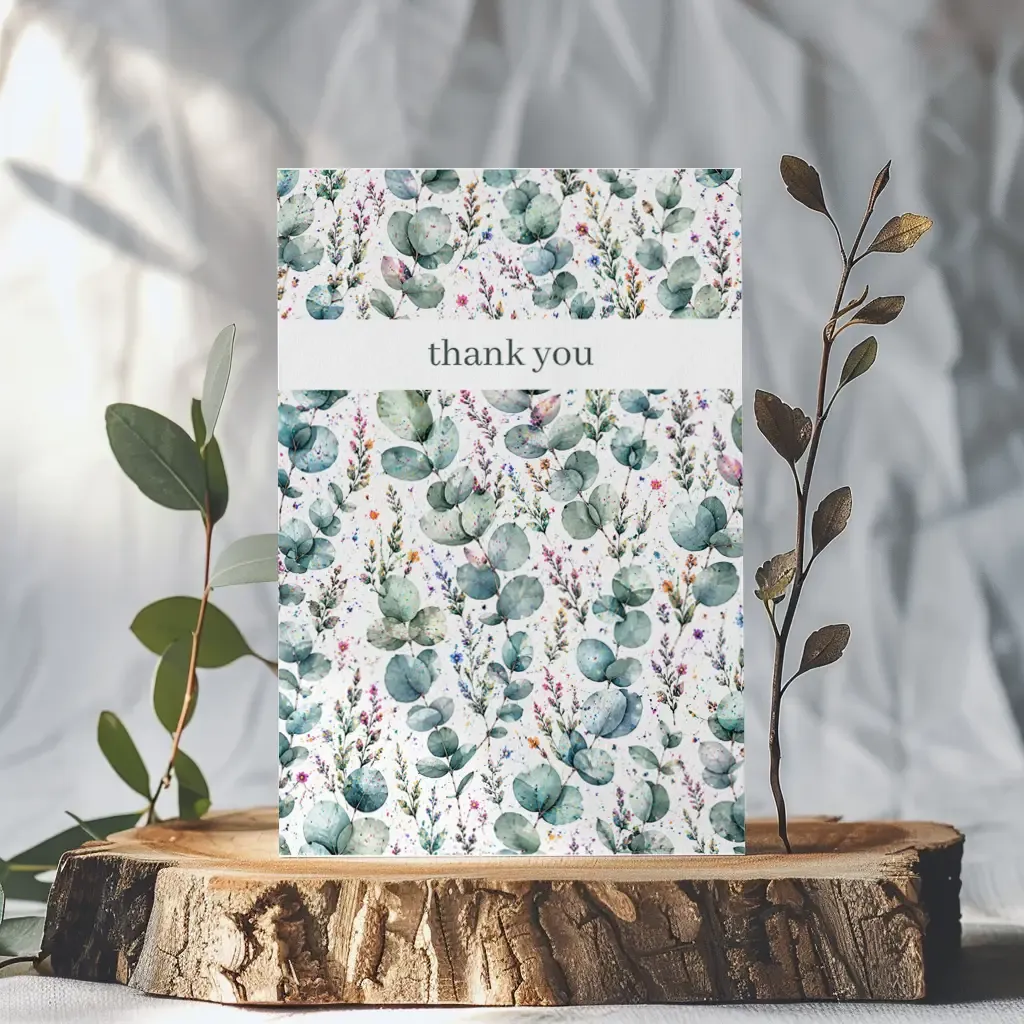 Thank You Eucalyptus Card